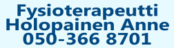 Fysioterapeutti Holopainen Anne logo